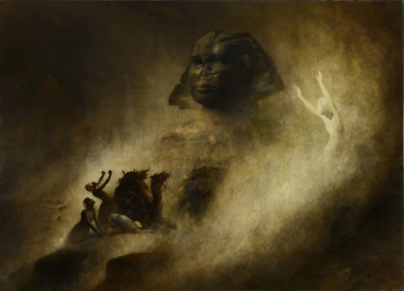 The Great Sphinx of Giza, 1903.