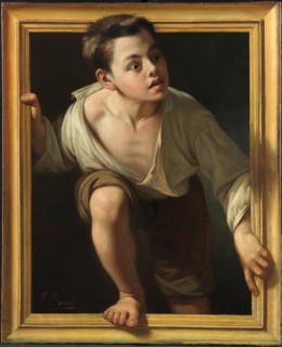 Escapando de la critica (Escaping Criticism), 1874.