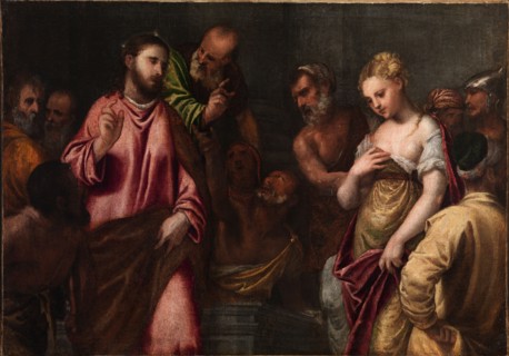Christ and the Woman Taken in Adultery, c. 1550.