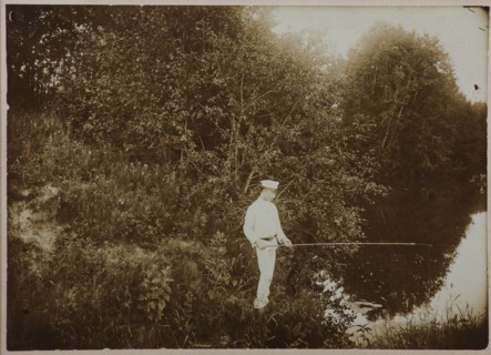 Alexander Blok Fishing. Shakhmatovo, 1894.