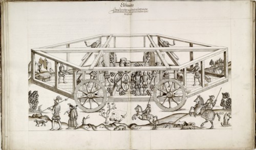 Chariot. From Genetto by Berthold Holzschuher, 1558.