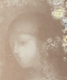 Child's Head with Flowers (Tête d'enfant avec fleurs), 1897.