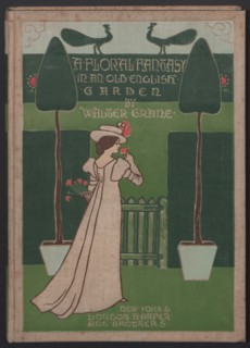 Cover design for A floral fantasy in an old english garden , 1899.