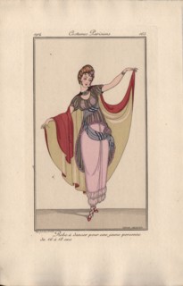 Dance dress for girls from 16 to 18 years, 1914.