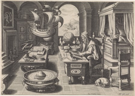 Flavio Gioia of Amalfi discovering the Power of the Lodestone, ca 1590.