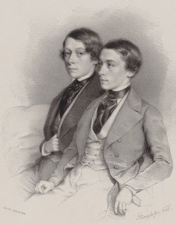 Georg Hellmesberger (1830-1852) and Josef Hellmesberger (1828-1893), 1845.