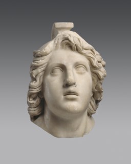 Head of Achilles (Roman copy from a Greek Original), ca 160 BC.