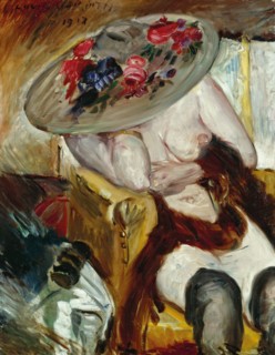 Italian woman in yellow chair, 1912.