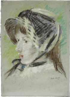 Jeanne Pontillon à la capeline , 1884.