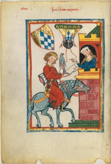 Leuthold of Seven (From the Codex Manesse), Between 1305 and 1340.