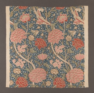 Light cotton fabric, hand-printed, 1884.