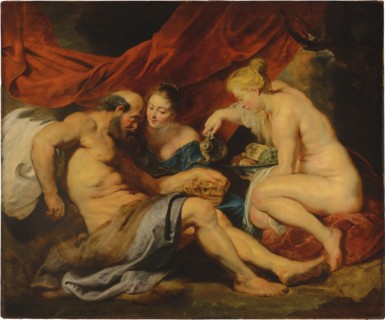 Lot and his Daughters, .