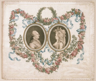 Louis XVI and Marie Antoinette, ca 1781.