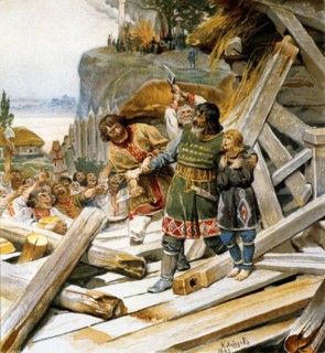 Murder of Theodore the Varangian and his son John, 1903.