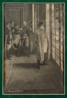Napoleon and his staff in the Kremlin before the burning Moscow, .