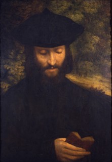 Portrait of a reading man, ca 1522.