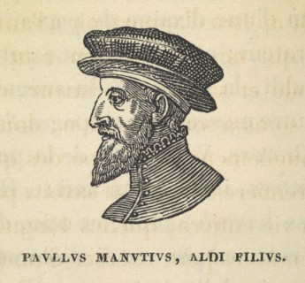 Portrait of Aldus Pius Manutius (1449-1515), 16th century.