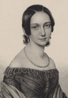 Portrait of Clara Schumann (1819-1896), 1838.