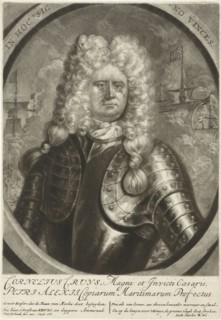 Portrait of Cornelius Cruys (1655-1727), Vice Admiral of the Imperial Russian Navy, c. 1713.