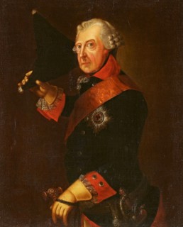 Portrait of Frederick II of Prussia (1712-1786), .