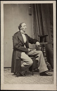 Portrait of Hans Christian Andersen (1805-1875), ca 1865.