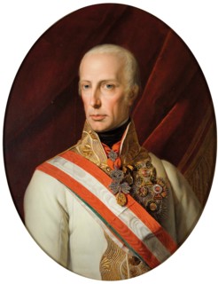 Portrait of Holy Roman Emperor Francis II (1768-1835), 1827.