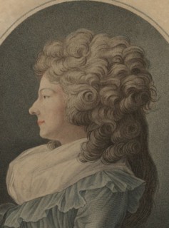 Portrait of Marie Louise of Savoy (1749-1792), Princess of Lamballe, 1791.