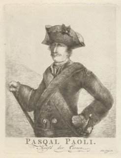 Portrait of Pasquale Paoli (1725-1807), ca 1770.