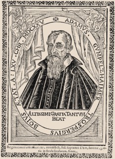 Portrait of the composer Adam Gumpelzhaimer (1559-1625), 1625.