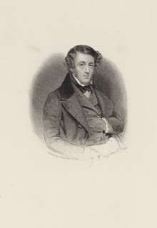 Portrait of the composer Albert Grisar (1808-1869), 1835.