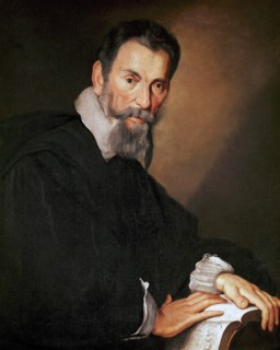 Portrait of the composer Claudio Monteverdi (1567-1643), .