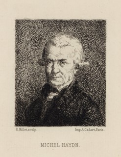 Portrait of the composer Michael Haydn (1737-1806), .