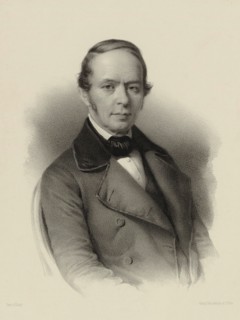 Portrait of the composer Moritz Hauptmann (1792-1868), 1840.