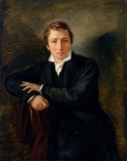 Portrait of the poet Heinrich Heine (1797-1856), 1831.
