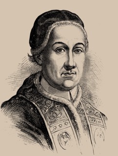 Portrait of the Pope Pius VI (1717-1799), 1889.