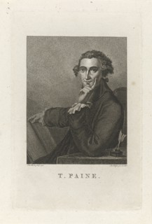 Portrait of Thomas Paine (1737-1809) , 1792.