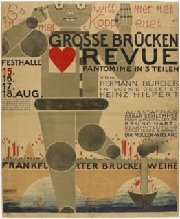 Poster for the Great bridge revue , 1926.