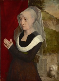 Praying woman with her dog, 1475-1480.