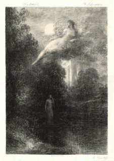 Schumann's melodies: Solitude, 1882.