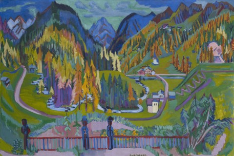 Sertig Valley in Autumn, 1925-1926.
