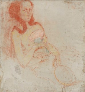 Sick girl, 1923.