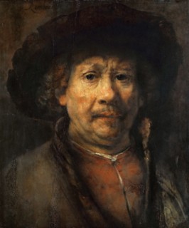 Small Self-Portrait, ca 1657 .