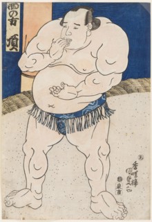 Sumo Wrestler Itadaki, 1843.