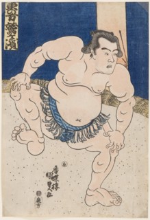 Sumo Wrestler Koyanagi, c. 1830.