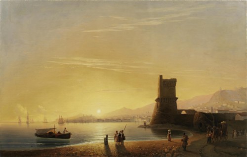 Sunrise in Feodosia, .