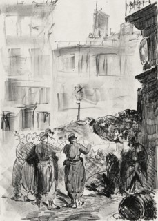 The barricade, 1871.