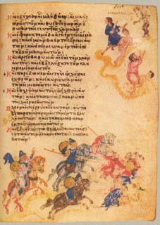 The Chludov Psalter. Psalm 105, ca 850.