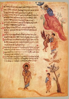 The Chludov Psalter. Psalm 108, ca 850.
