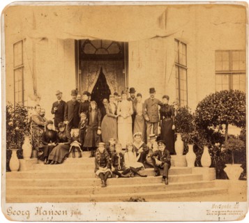 The English, Greek, Russian and Danish royal families at Bernstorff Palace, Denmark, 1890.
