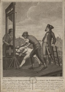 The execution of Robespierre on 28 July 1794, 1794.
